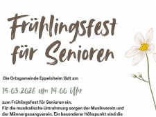 Frühlingsfest für Senioren am 15. März